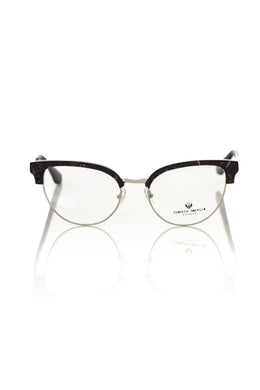 Frankie Morello Burgundy Metallic Fibre Glasses Frame