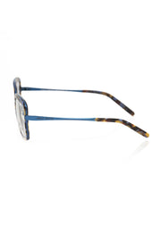 Frankie Morello Blue Metallic Fibre Glasses Frame
