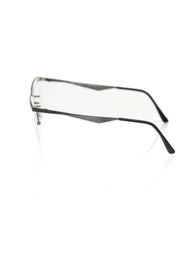 Frankie Morello Black Metallic Fibre Glasses Frame