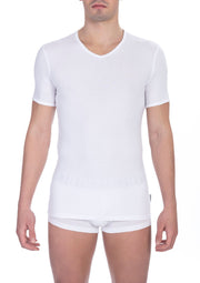 Bikkembergs White Cotton T-Shirt