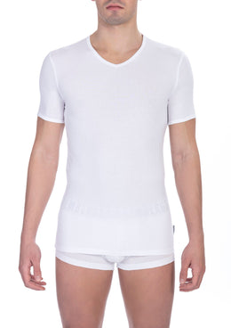 Bikkembergs White Cotton T-Shirt