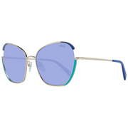 Emilio Pucci Gold Metal Sunglasses