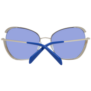 Emilio Pucci Gold Metal Sunglasses