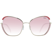 Emilio Pucci Gold Metal Sunglasses