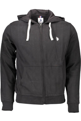 U.S. POLO ASSN. Black Cotton Sweatshirt
