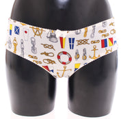 Dolce & Gabbana White Sailor Bra Panty Stretch Underwear