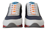 Dolce & Gabbana Multicolor Leather Sport Low Top Sneakers