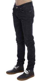 Acht Gray Cotton Stretch Slim Fit Jeans