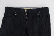 Acht Blue Cotton Regular Straight Fit Jeans