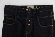 Acht Blue Cotton Regular Straight Fit Jeans