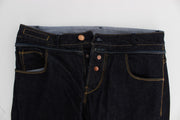 Acht Blue Cotton Regular Straight Fit Jeans
