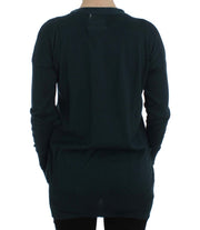 PINK MEMORIES Green Button Down Cardigan Sweater