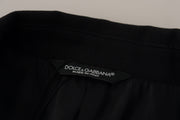 Dolce & Gabbana Black Double Breasted Coat Blazer Jacket