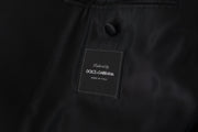 Dolce & Gabbana Black Double Breasted Coat Blazer Jacket