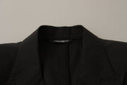 Dolce & Gabbana Black Single Breasted TAORMINA Breasted Blazer
