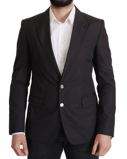 Dolce & Gabbana Black Single Breasted TAORMINA Breasted Blazer