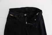 Costume National Black Cotton Slim Fit Denim Jeans