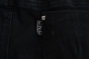 Costume National Black Cotton Slim Fit Denim Jeans