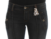 Ermanno Scervino Blue Wash Cotton Slim Fit Jeans