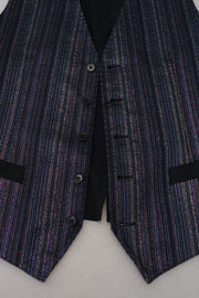 Dolce & Gabbana Multicolor Polyester Waistcoat Dress Formal Vest