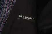 Dolce & Gabbana Multicolor Polyester Waistcoat Dress Formal Vest