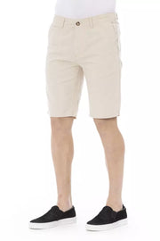 Baldinini Trend Beige Cotton Short