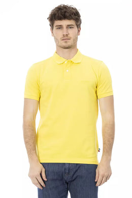 Baldinini Trend Yellow Cotton Polo Shirt