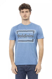 Baldinini Trend Light Blue Cotton T-Shirt