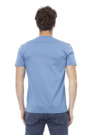 Baldinini Trend Light Blue Cotton T-Shirt