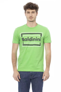 Baldinini Trend Green Cotton T-Shirt