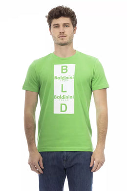 Baldinini Trend Green Cotton T-Shirt