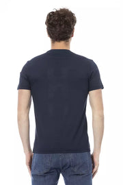 Baldinini Trend Blue Cotton T-Shirt