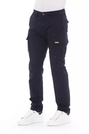 Baldinini Trend Blue Cotton Pant