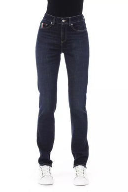 Baldinini Trend Blue Cotton Jeans Denim