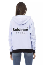 Baldinini Trend Purple Cotton Sweatshirt