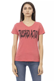 Trussardi Action Multicolor Cotton T-Shirt