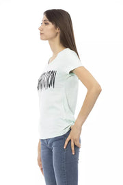 Trussardi Action Light Blue Cotton T-Shirt