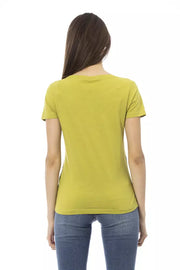 Trussardi Action Green Cotton T-Shirt