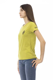 Trussardi Action Green Cotton T-Shirt