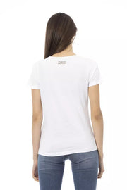 Trussardi Action White Cotton T-Shirt