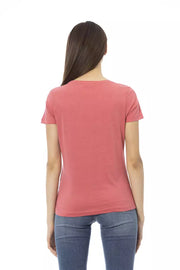 Trussardi Action Fuchsia Cotton T-Shirt