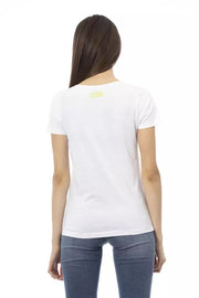Trussardi Action White Cotton T-Shirt