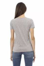 Trussardi Action Gray Cotton T-Shirt