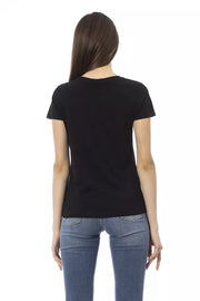 Trussardi Action Black Cotton T-Shirt