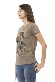 Trussardi Action Brown Cotton T-Shirt