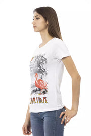 Trussardi Action White Cotton T-Shirt