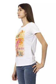 Trussardi Action White Cotton T-Shirt