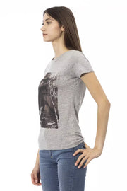 Trussardi Action Gray Cotton T-Shirt