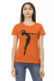 Trussardi Action Orange Cotton T-Shirt