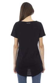 Trussardi Action Black Cotton T-Shirt